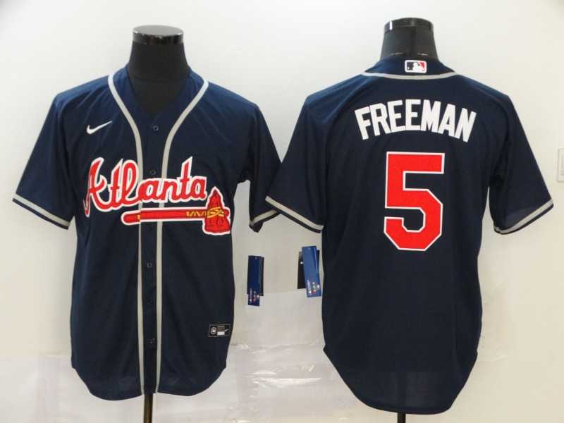 Braves 5 Freddie Freeman Navy 2020 Nike Cool Base Jersey,We sell and wholesale Braves 5 Freddie Freeman Navy 2020 Nike Cool Base Jersey on line form chian!